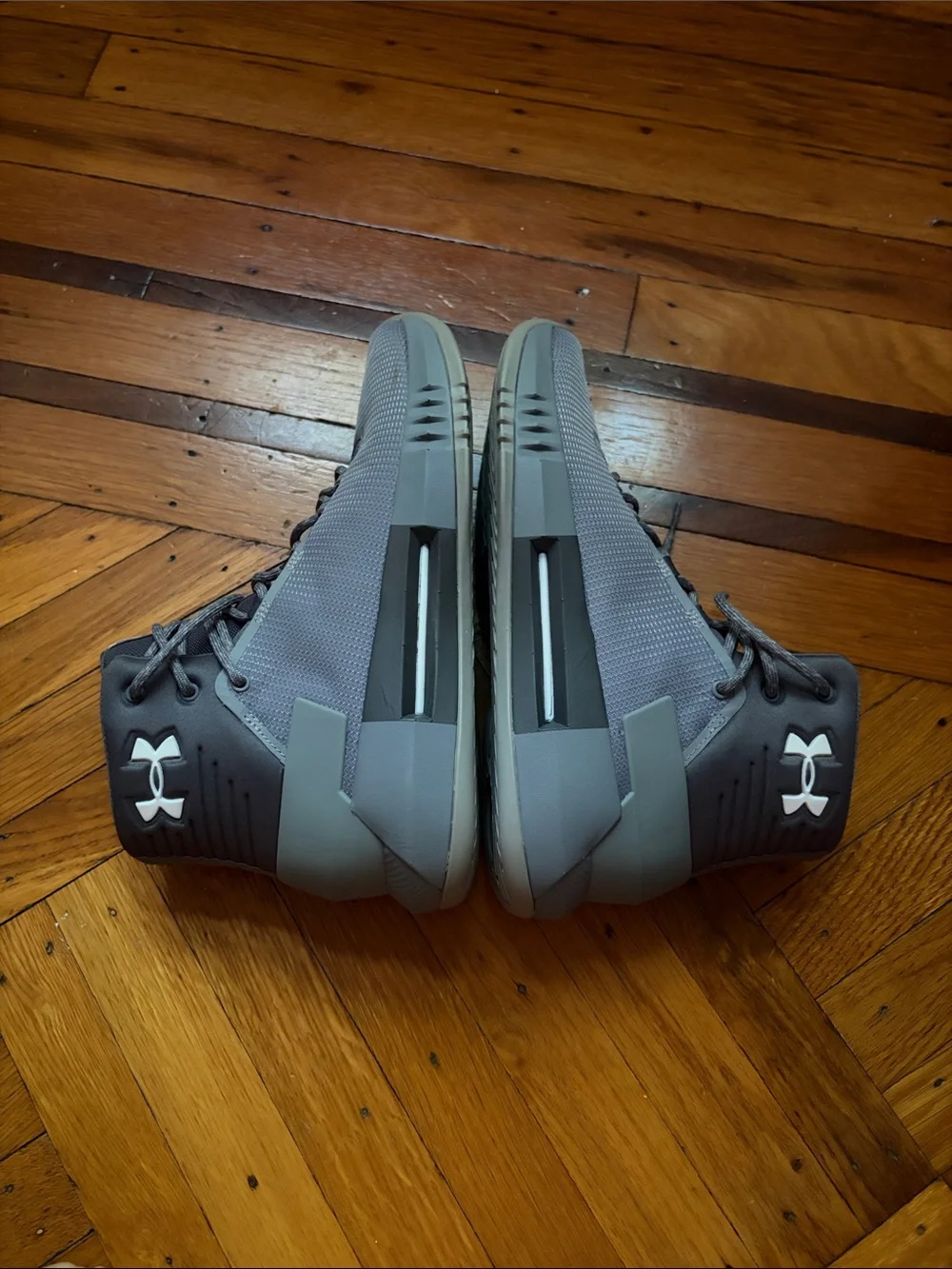 Under Armour Drive 4 Gray High-Top Basketball Shoes Size 6.5 Men's